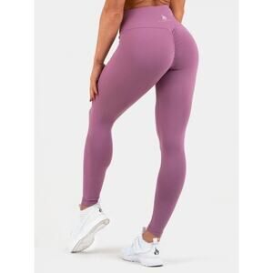 Ryderwear Scrunch Bum Peach Leggings Size Extra Small Purple White Logo